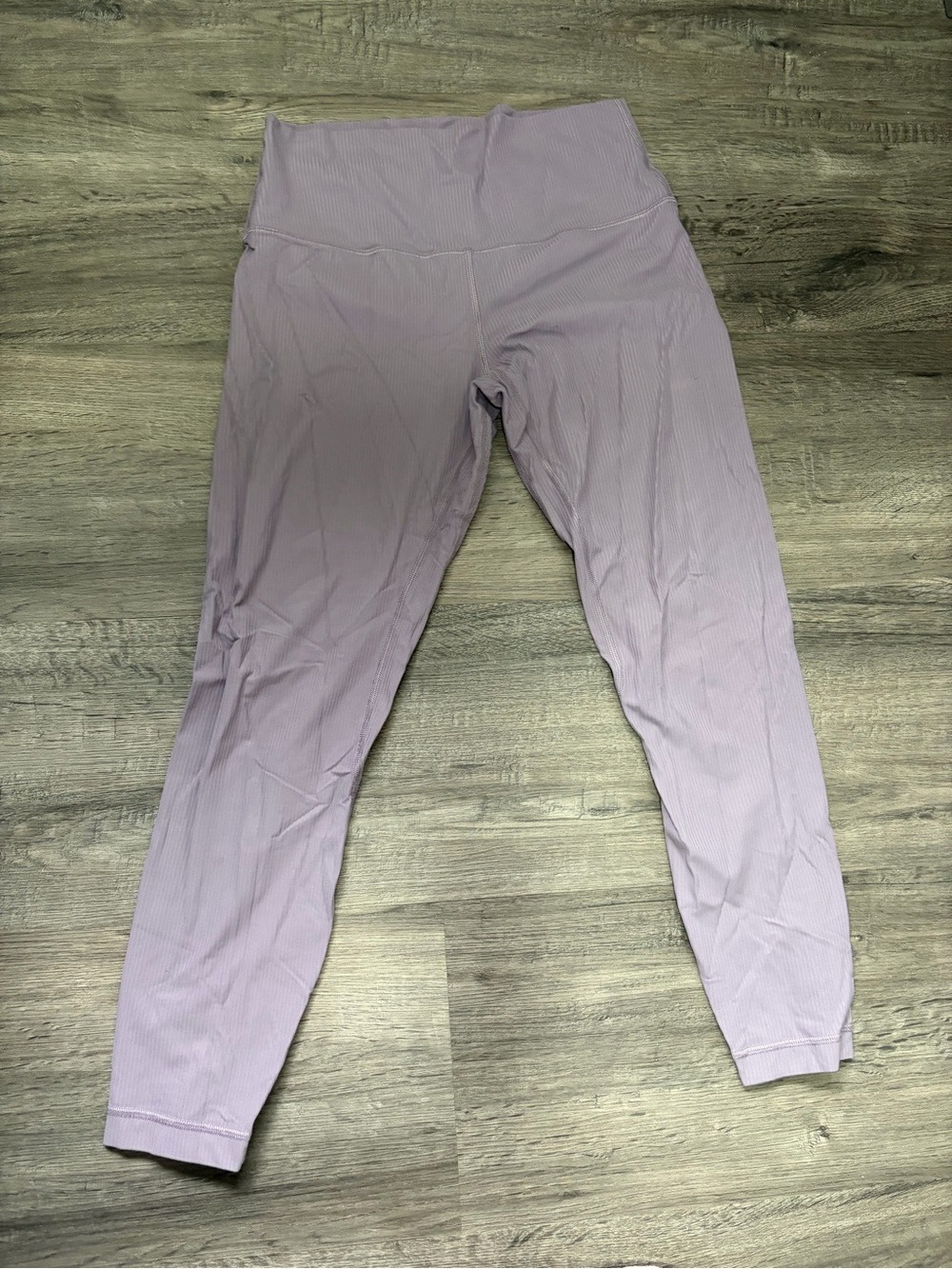 lululemon athletica Lavender Ribbed High-Rise Leggings